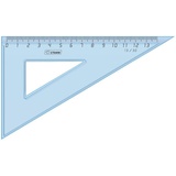 Треугольник Стамм 30°, 13см, прозрачный голубой, ТК400 [229855]