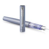 Ручка перьевая Parker "Vector XL Silver Blue" синяя, 0,8мм, подарочная упаковка [2159750]