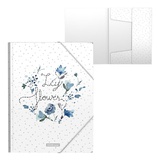 Папка на резинке А4 ErichKrause® Frozen Beauty, ассорти, непрозрачный  пластик, 550мкм ЕК54100