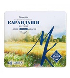 Карандаши профессиональные 24 цветов Мастер-Класс, в жестяной упаковке, 1521201186