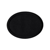 Термоаппликация 4,7х6,3см овал черный, L №11, Gamma L230A