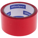 Клейкая лента 48мм*40м, 45мкм, OfficeSpace красная,  [212005/440074]