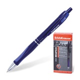 Ручка шариковая автоматическая 0,7мм синяя ERICH KRAUSE "Megapolis Concept", с резиновыми вставками, ЕК31