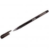 Ручка гелевая 0,5мм черная Berlingo "X-Gel", тонированный корпус,  [243033]