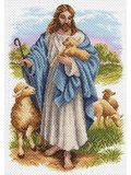 Канва с рисунком 37х49см Иисус с барашком Матренин Посад,  [1650]