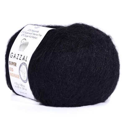 Пряжа Gazzal Super Kid Mohair 25г/237м (22% полиамид, 47% супердетский мохер, 31% шерсть мериноса) 64409