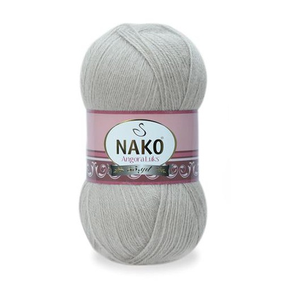 Пряжа NAKO Angora Luks 100г/550м (5%мохер, 15%шерсть, 80%акрил) 11031
