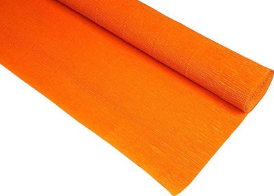 Бумага гофрированная (креповая) флористическая 50*250см 140 г/м2, deVENTE, персик. в рулоне, 8040750