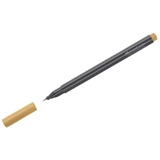 Ручка капиллярная Faber-Castell "Grip Finepen"  0,4 мм, светло-коричневая, трехгранная,  151682