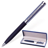 Ручка шариковая подарочная поворотная GALANT "Empire Blue", 0,7мм, синяя, корпус синий с серебристым, хромированные детали, [140961]