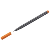 Ручка капиллярная Faber-Castell "Grip Finepen"  0,4 мм, оранжевая, трехгранная,  151615