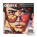 Фото-Конструктор, QBRIX -Solar, 40*40 см, 3500 кубиков, Собери свое селфи, 50002