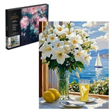 Картина по номерам (на подрамнике) 40х50см Букет лилий 71259 