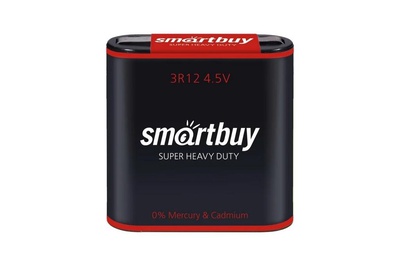 Батарейка Smartbuy 3R12(3LR12) "плоская", солевая, 4,5V