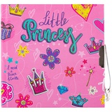 Записная книжка на металлическом замке А6 60л. линия Little princess, 7БЦ, твердая обложка, ArtSpace [NL135p_24610]