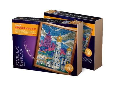 Супер фреска в рамке Josephin Золотые купола (Фантазер)