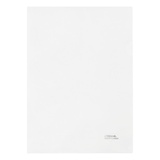 Папка-уголок А4, 180мкм, гладкая фактура, полупрозрачная бесцветная, СТАММ ММ-30941