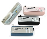 Пенал -косметичка CO-602 "Мышка" текстиль, с наружным карманом на кнопках, на молнии, цвета ассорти, 321837