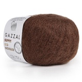 Пряжа Gazzal Super Kid Mohair 25г/237м (22% полиамид, 47% супердетский мохер, 31% шерсть мериноса) 64401