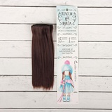 Волосы - тресс для кукол "Прямые" длина волос 15 см, ширина 100 см, цвет № 6А, 2294880
