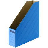 Накопитель-лоток архивный 75 мм, микрогофрокартон, синий, до 700л., OfficeSpace, [225417]