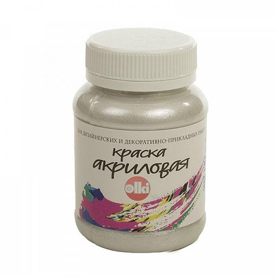 Акрил художественный 100мл Olki, Металлик перламутровая,  [ОЛ.2650]