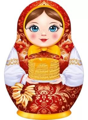 Плакат вырубной Матрешка, А2   84.910