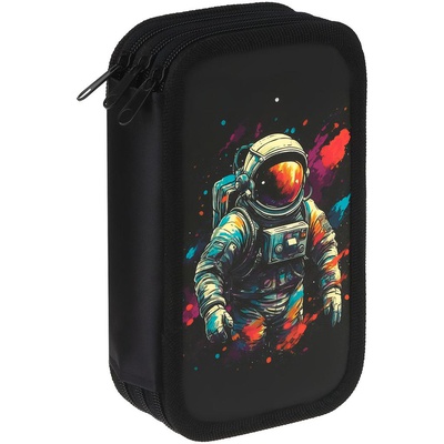 Пенал 3 отделение 190*110 ArtSpace "Cosmic", ламинированный картон, софт-тач, ПК3_60008