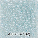 Бисер стеклянный GAMMA 5гр жемчужный, голубой, круглый 10/*2,3мм, 1-й сорт Чехия, A032 (37132)