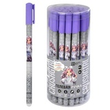 Ручка стираемая гелевая 0,5мм, Пиши-стирай, Милашка, полноцветный дизайн корпуса софт-та, с ластиком, сменный стержень, 71656