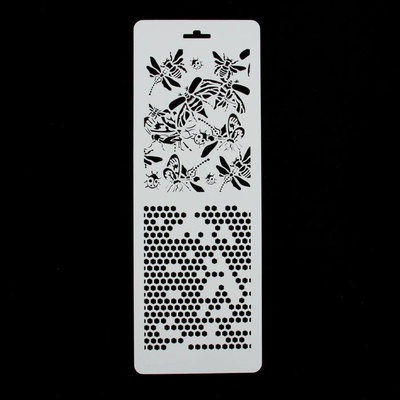 Трафарет фоновый "Медовый" пластик, 11,5х32 см (ФНВ-21) [2462866]