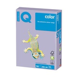 Бумага IQ Color А4 160г/м2, 250л., умеренно-интенсив (тренд) бледно-лиловая LA12, 110827 