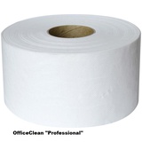 Бумага туалетная 1 слойная OfficeClean "Professional", УПАКОВКА 12шт*200м/рул, цвет белый 
