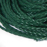 Шнур плетеный 5м, искус.кожа ,3мм ,27, зеленый