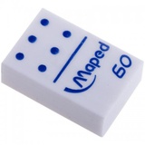 Ластик Maped "Domino" прямоугольный, пластик, белый, 28*19*8,8мм 097675