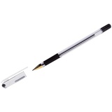 Ручка шариковая на масляной основе 0,5мм черная MC GOLD, с резиновым упором, металлический наконечник, 207857/002092