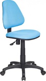 Кресло детское без подлокотников KD-4/TW-55, ткань: сетка голубая ( до 100кг )