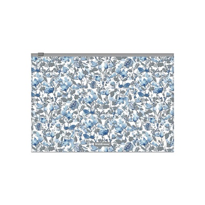Папка на молнии А4, 180мкм прозрачный пластик c рисунком, ErichKrause®  Frozen Beauty, EK54067