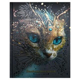 Дневник 1-11 кл. 48л. (твердый) Астральный кот, 7БЦ, матовая ламинация, печать в одну краску, универсальная  шпаргалка [69792]