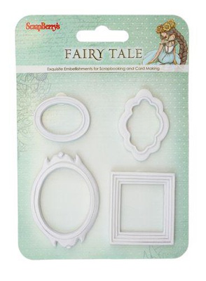 Набор полимерных фигурок Сказка про фей.Набор рамок ScrapBerry's,  [SCB26002013]