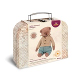 Набор для изготовления игрушки, "Miadolla" TD-0375, Мишка Питер, высота изделия 16см, (сложность ***), в картонном чемоданчике,14+
