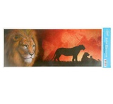 Бумага Arte Francesa для 3D-техники "Лев на закате" 17х42 см,  2044594