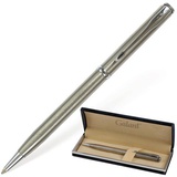 Ручка шариковая подарочная поворотная GALANT "Arrow Chrome", 0,7мм, синяя, корпус серебристый, хромированные детали [140408]