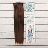 Волосы - тресс для кукол "Прямые" длина волос 25 см, ширина 100 см, цвет № 8В, 2294922