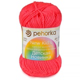Пряжа  ПЕХ Детская Новинка 50г/200м (100%акрил) 58 коралл