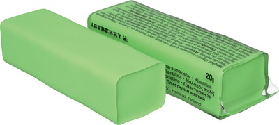 Пластилин Erich Krause Artberry 20гр. мягкий светло-зеленый 37290