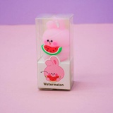 Точилка пластиковая "Hare watermelon", pink, 1отверстие, без контейнера, [kk-7929]