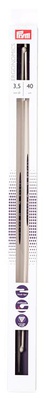 Спицы для вязания прямые полимерные Prym ergonomics 3.5мм 40см (2шт.),  [PR.190403]