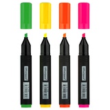 Набор текстмаркеров 4цв., 1-4мм, OfficeSpace европодвес,  [228786]