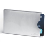 Карман для кредитных карт 61*90мм,RFID SECURE с защитой от несанкционированного считывания персональных данных, серебристый   8900-23